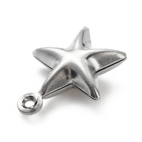 Zawieszka Gwiazda,Stal chirurgiczna, 14,3mm