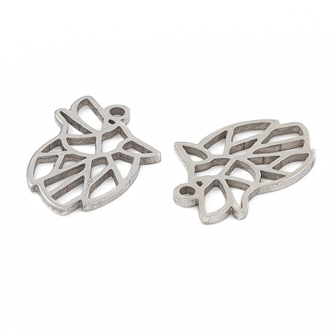 Zawieszka Wilk, Stal chirurgiczna, 15mm