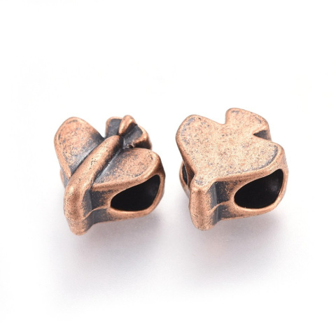 Koraliki modułowe, Samolot, czerwona miedź, 12mm