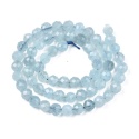 Koraliki naturalne, akwamaryn, fasetowany, 5,5-6mm, 5szt.