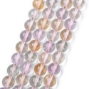 Koraliki naturalne ametryn, fiolet, 8mm, 51szt.