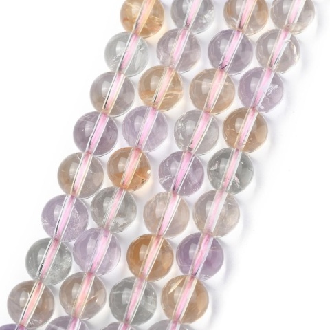 Koraliki naturalne ametryn, fiolet, 8mm, 5szt.