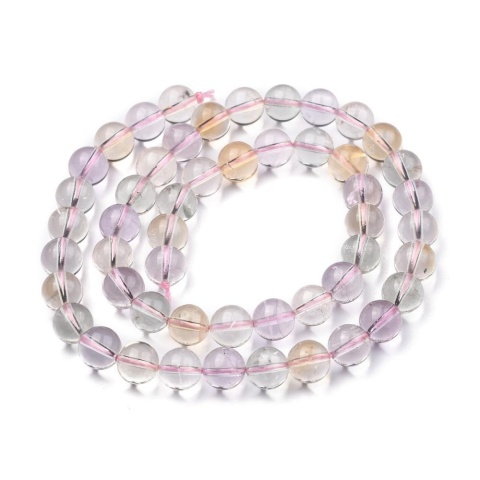 Koraliki naturalne ametryn, fiolet, 8mm, 5szt.