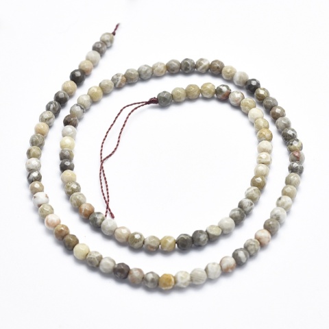 Koraliki naturalne, aragonit, fasetowane, 4mm, 103szt.