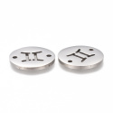 Łącznik znak zodiaku: bliźnięta 16x1,2mm, stal chirurgiczna Łącznik znak zodiaku: bliźnięta 16x1,2mm, stal chirurgiczna