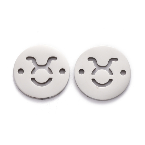 Łącznik znak zodiaku: byk 16x1,2mm, stal chirurgiczna