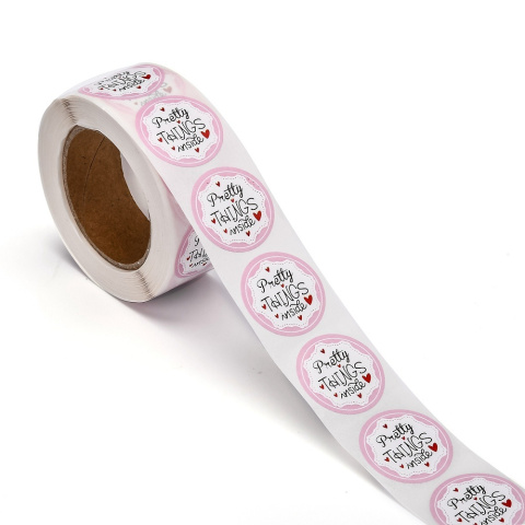 Naklejki świąteczne, samoprzylepne 25mm, rolka(ok.500szt.)