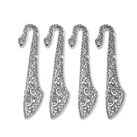 Zakładka do książek, metal, antyczne srebro, 80x17x2 mm