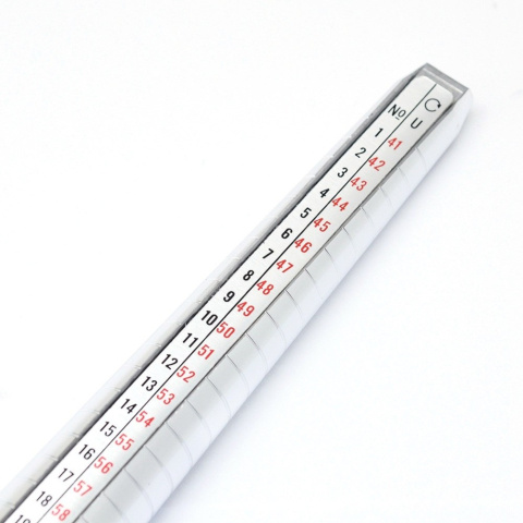 Aluminiowa miarka jubilerska 25cm Aluminiowa miarka jubilerska 25cm