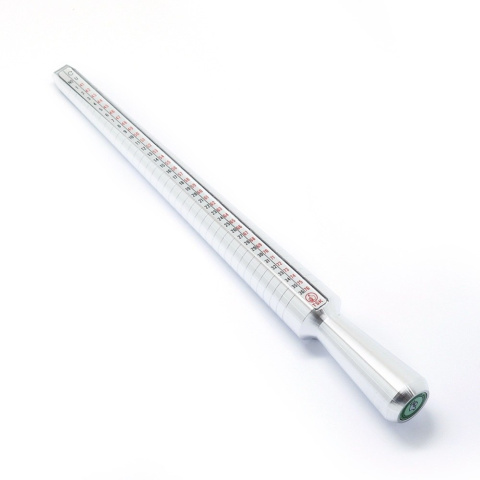 Aluminiowa miarka jubilerska 25cm Aluminiowa miarka jubilerska 25cm