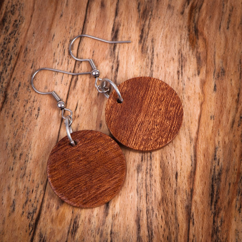 Kolczyki Classic Wood, Tiama I