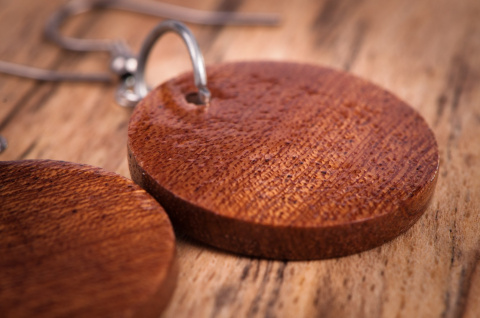 Kolczyki Classic Wood, Tiama I