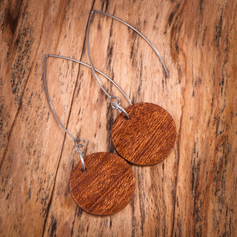 Kolczyki Classic Wood, Tiama II