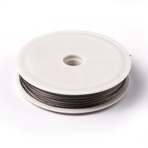 Linka jubilerska, stalowa powlekana nylonem, 0,45mm, 50m- szpula Linka jubilerska, stalowa powlekana nylonem, 0,45mm, 50m- szpula